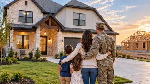 New construction home under build in a Houston area master-planned community