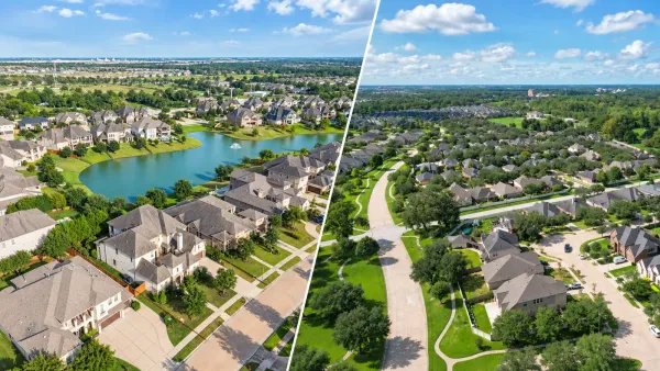 Master-planned community homes along the Grand Parkway between Katy and Richmond, Texas