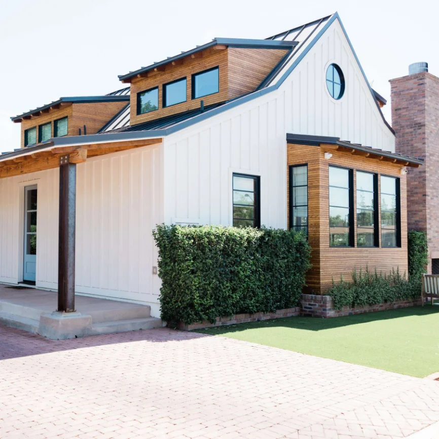Modern farmhouse exterior