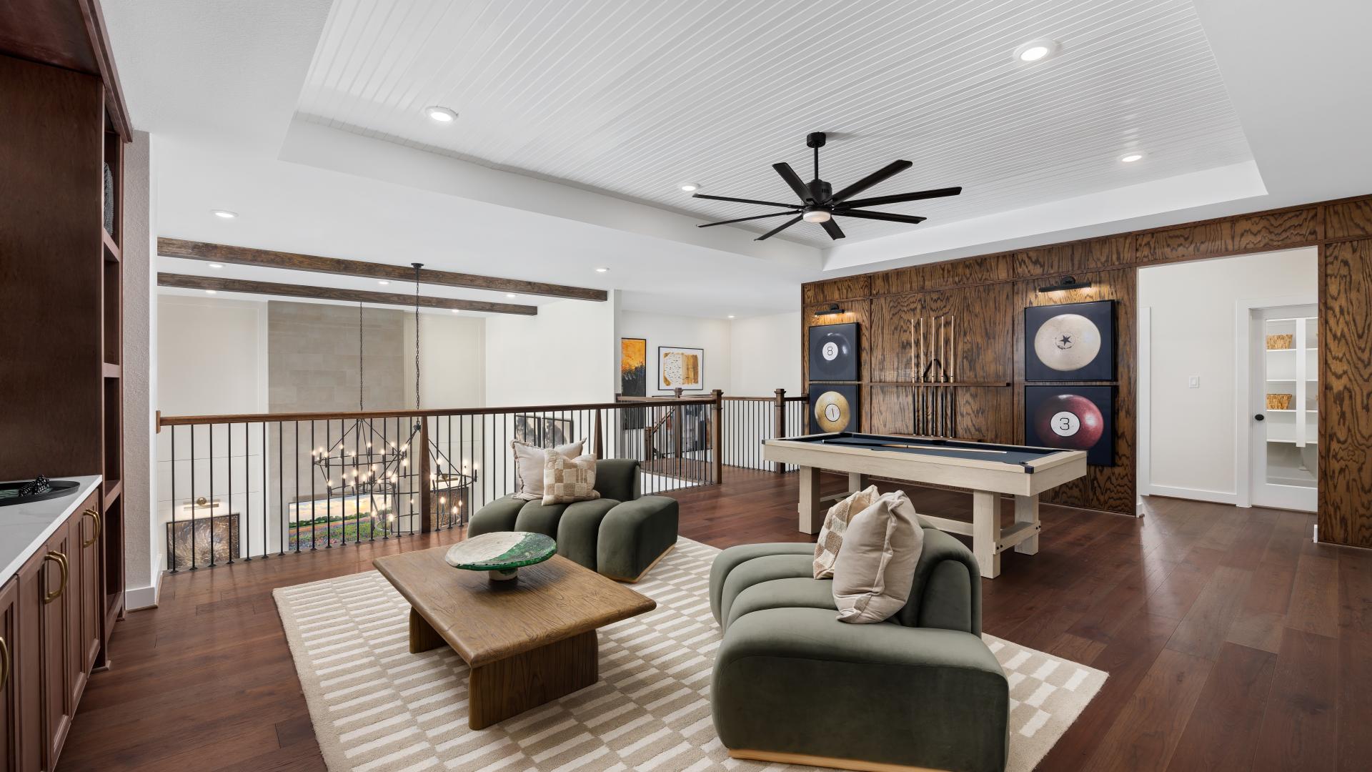 Interior of a new construction home for sale in Texas